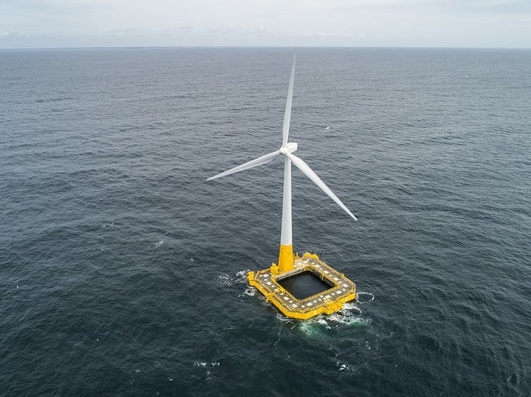 Floating wind turbines