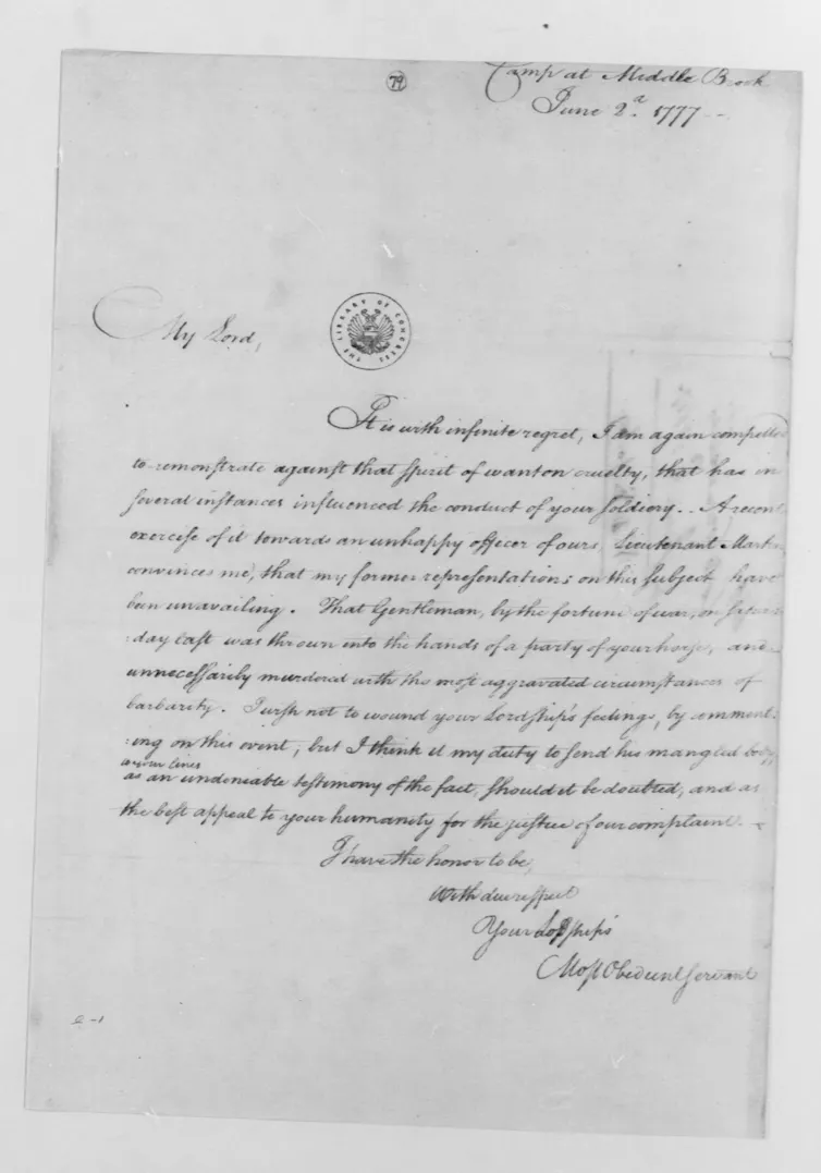 An antique letter in flowery handwriting.