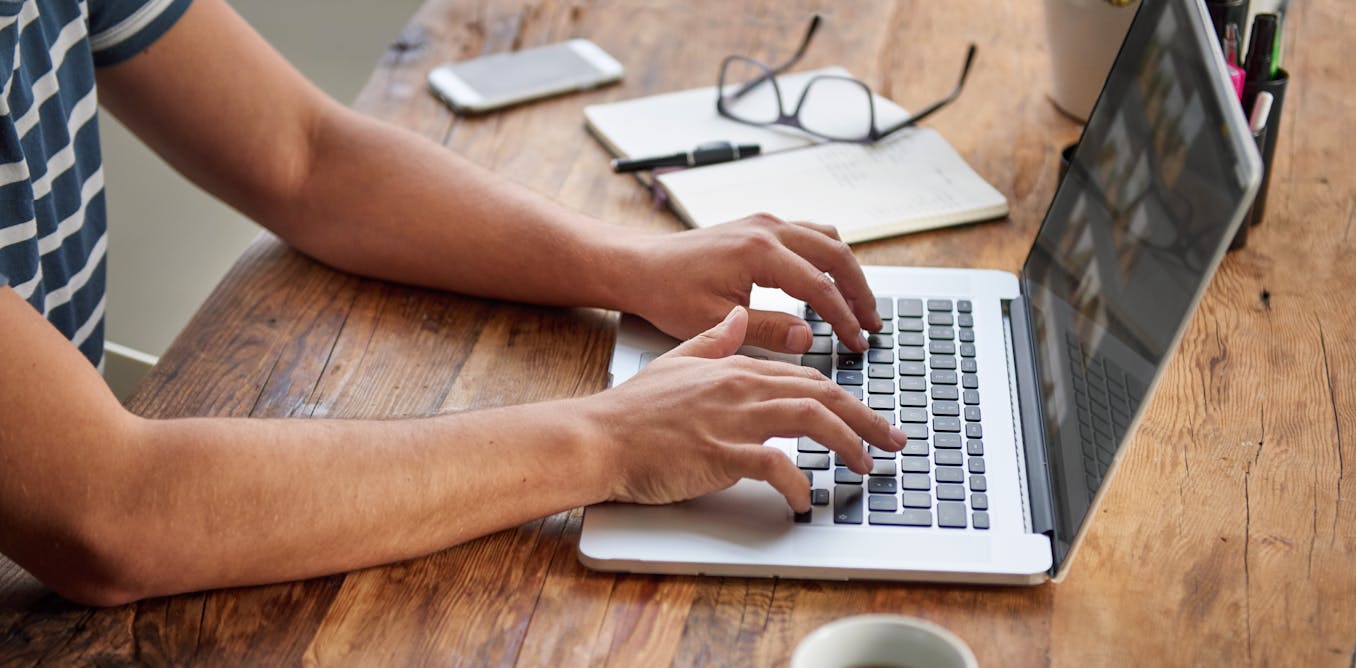 What you do every day matters: The power of routines 'a person typing on a laptop'