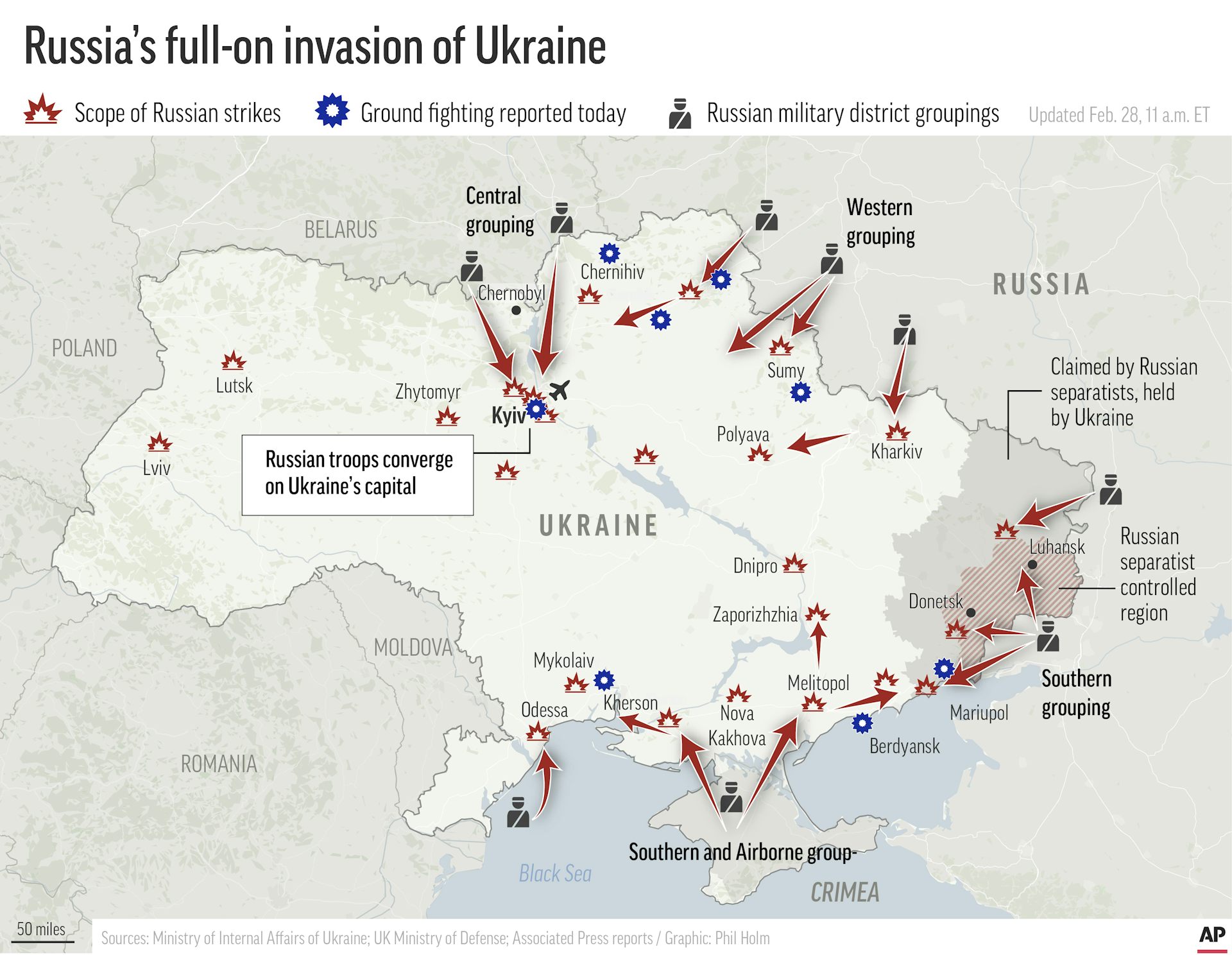 Maps Show – And Hide – Key Information About Ukraine War