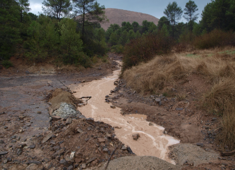 Un Mundo Cada Vez Más Salado 2 Río con aguas de color marrón