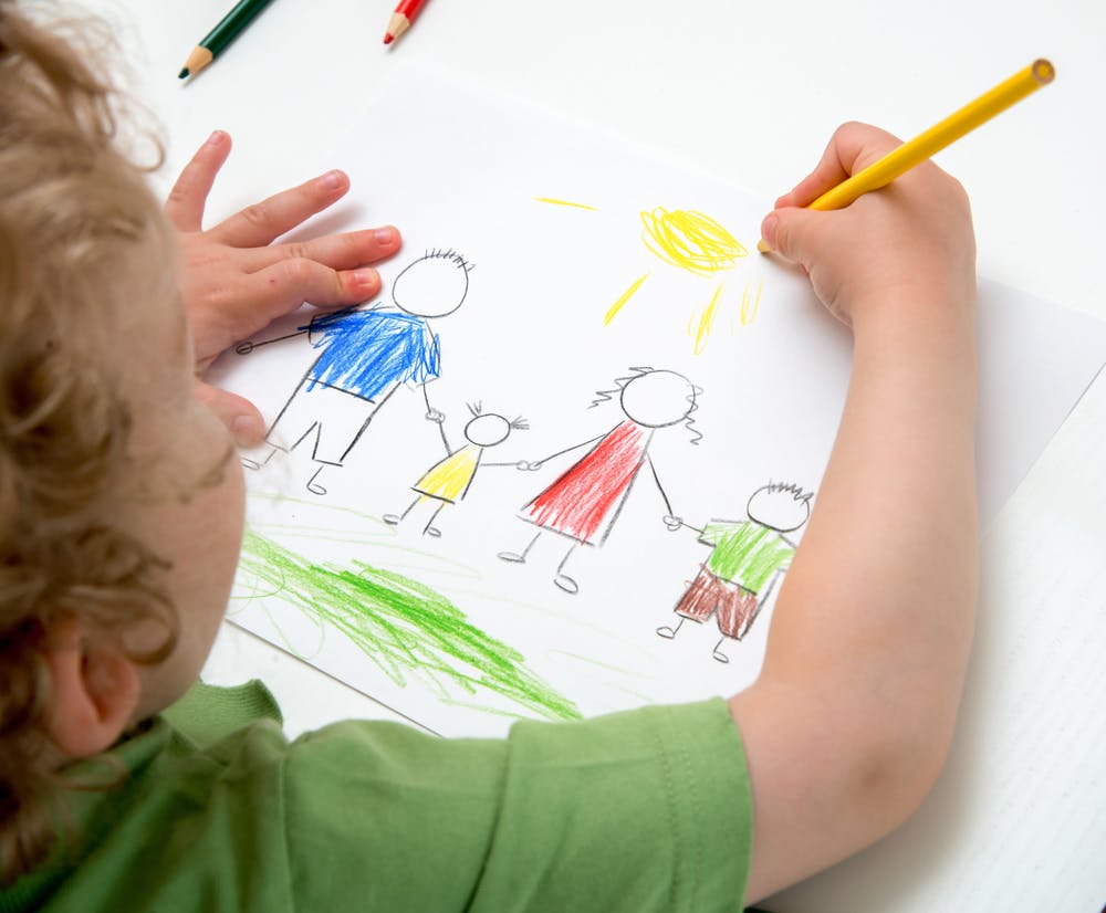 Want to improve your kids' writing? Let them draw