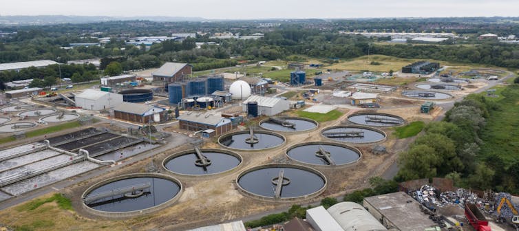 A sewage treatment plant in Swindon