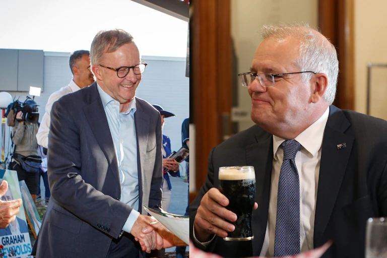 Anthony Albanese; Scott Morrison