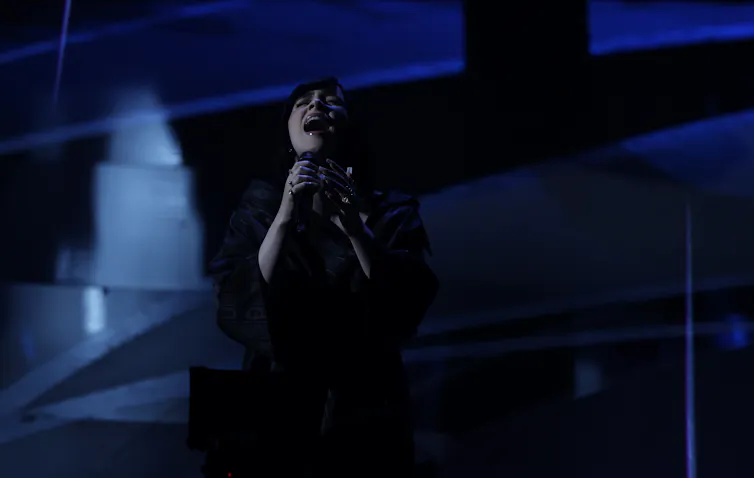 Billie Eilish performs