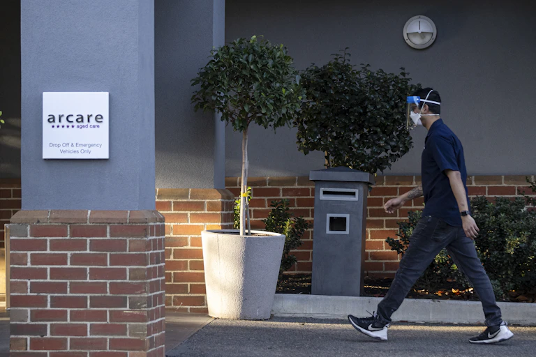 Nurse at an aged care facility