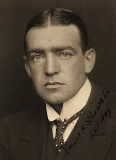 Sir Ernest Shackleton.