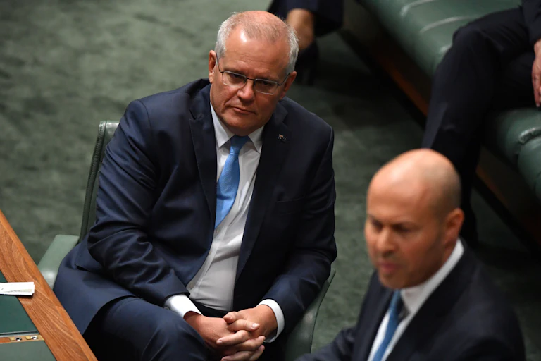 Scott Morrison in parliament