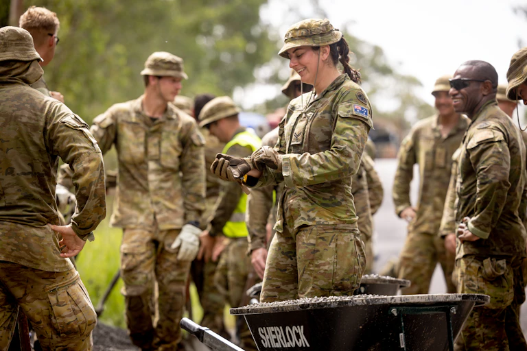 Members of Australian armed forces