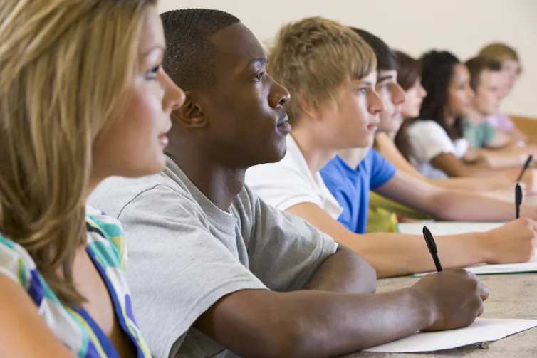 Students in lecture theatre