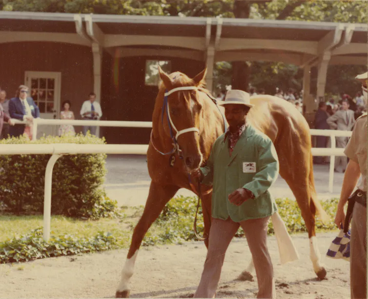 Secretariat at Belmont Stakes, 1973