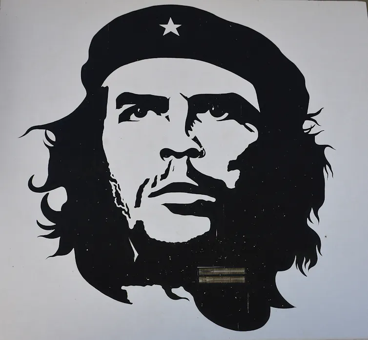 Portrait de la légende révolutionnaire argentine défunte Ernesto Che Guevara