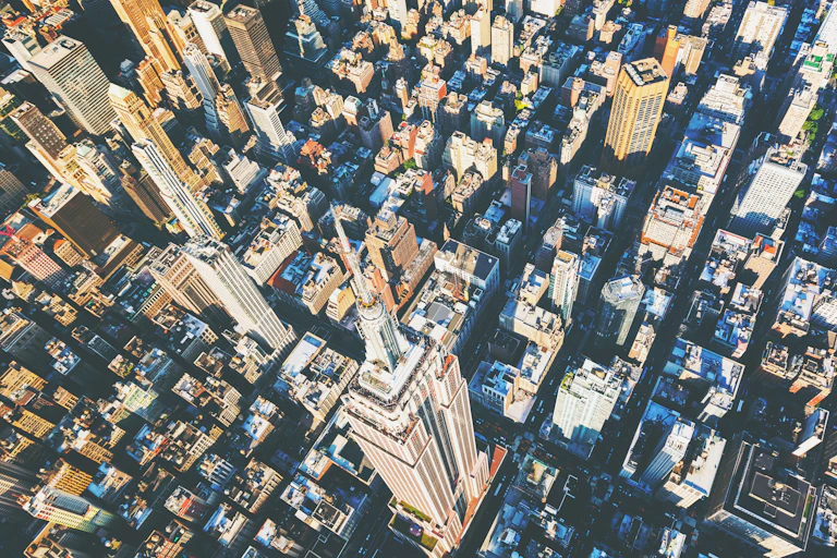 Image og Manhattan from above.