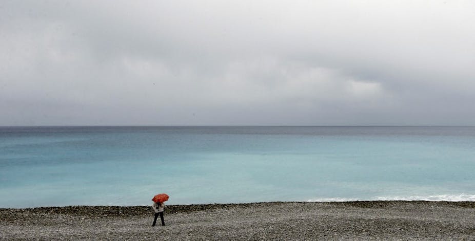 Sur le front de mer à Nice, en 2013.