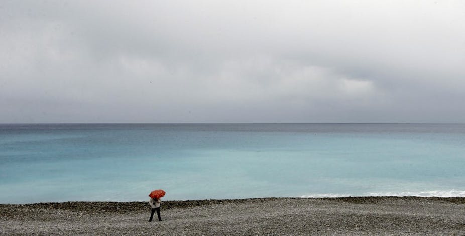 Sur le front de mer à Nice, en 2013. 