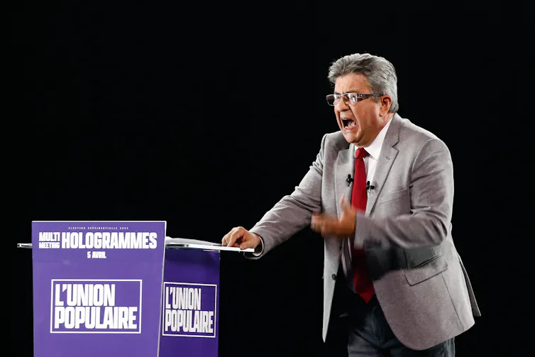 French presidential candidate Jea-Luc Mélenchon.