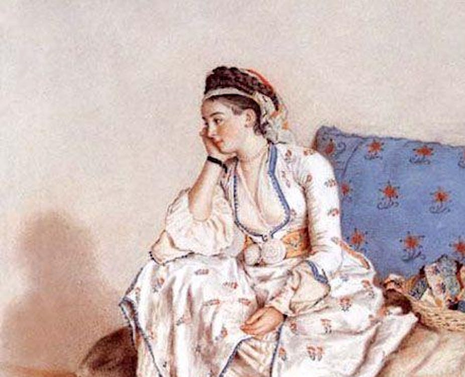 Painting of Maria Gunning.
