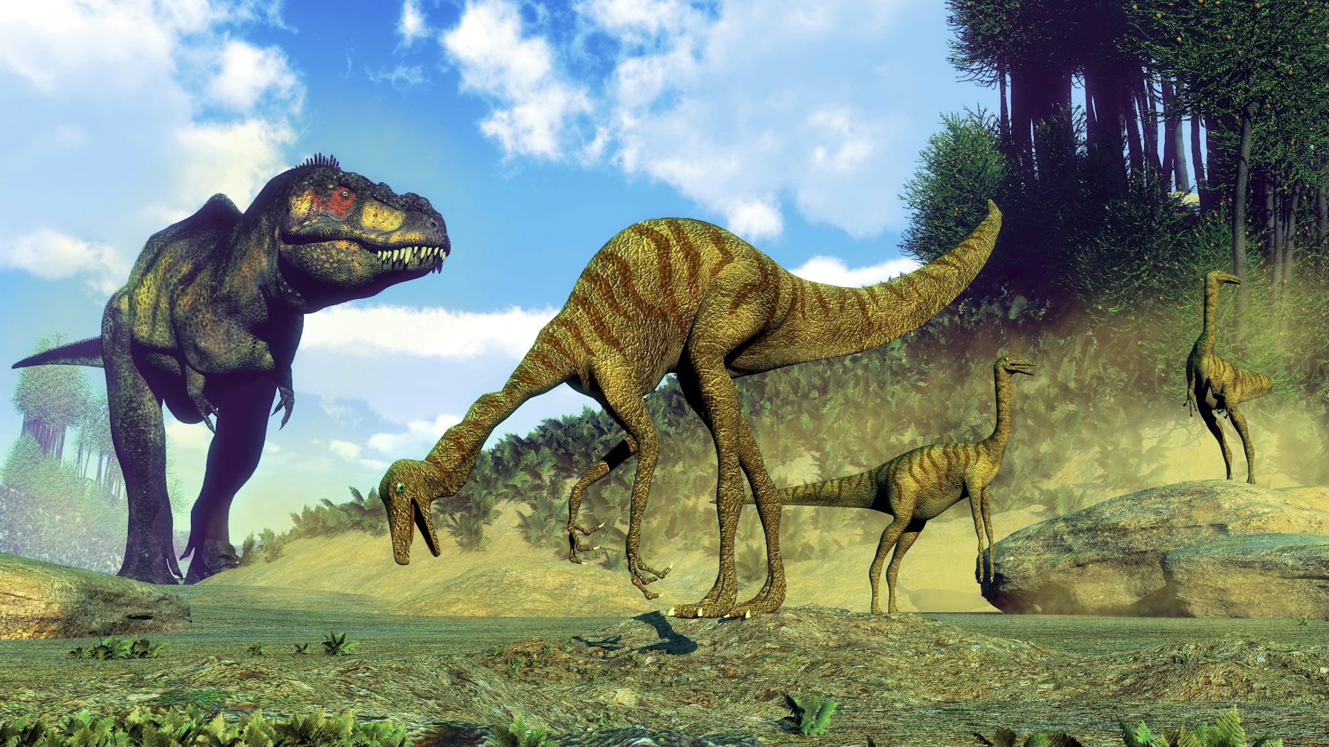 The discovery of two giant dinosaur species solves the mystery of