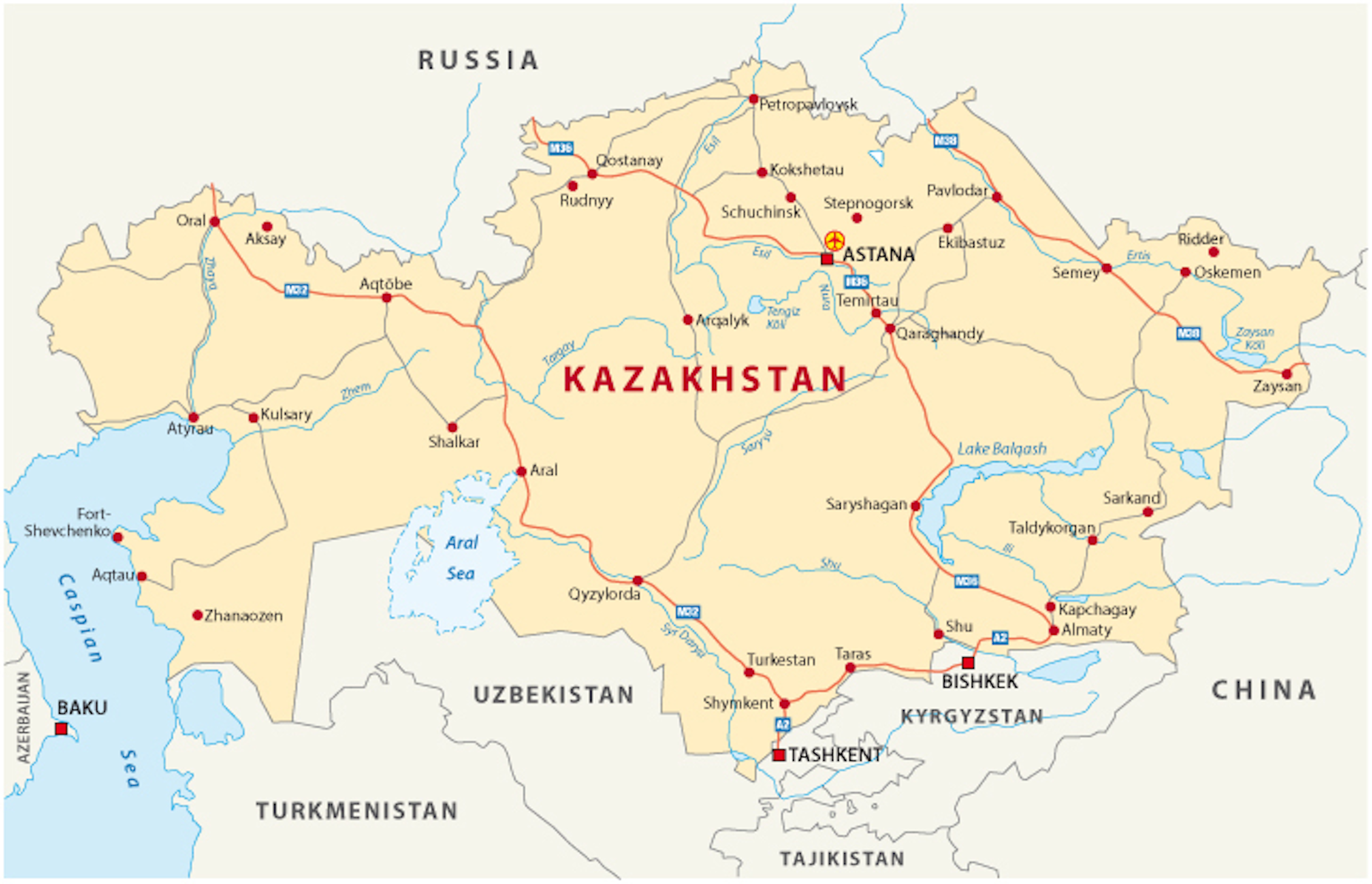 риддер на карте казахстана