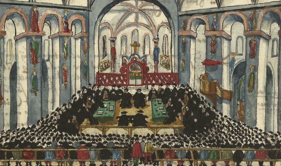 La dispute de Berne, janvier 1528