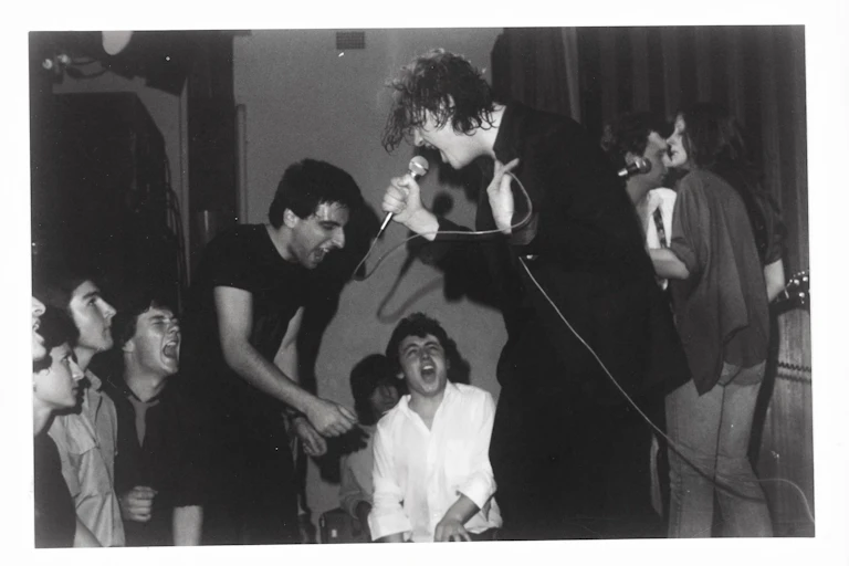 A band on stage