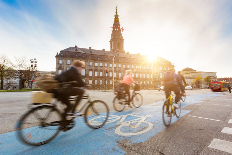 View of central Copenhagen, Denmark