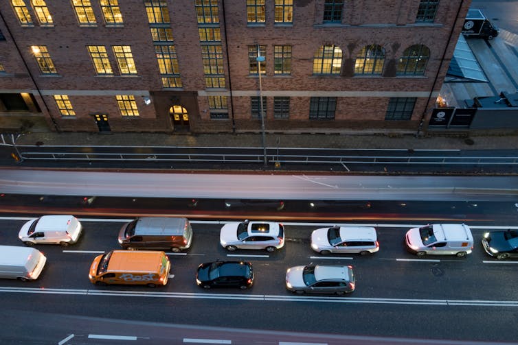 Commuter traffic in Stockholm