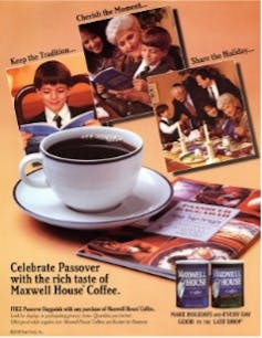 An advertisement for Maxwell House Coffee.