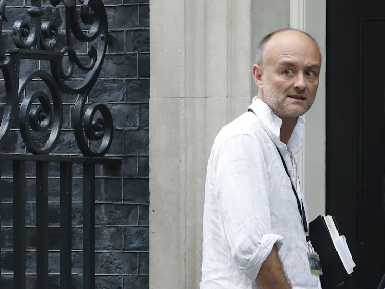 Former political strategist and special adviser to Prime Minister Boris Johnson, Dominic Cummings.