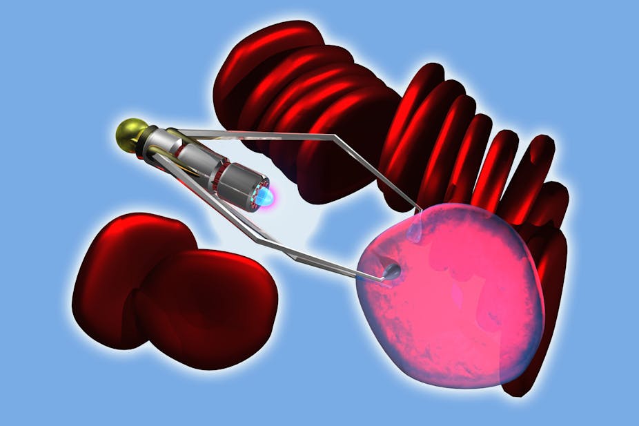 Nanotechnology illustration.