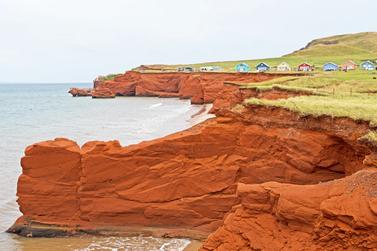 érosion sur les côtes des îles de la madeleine