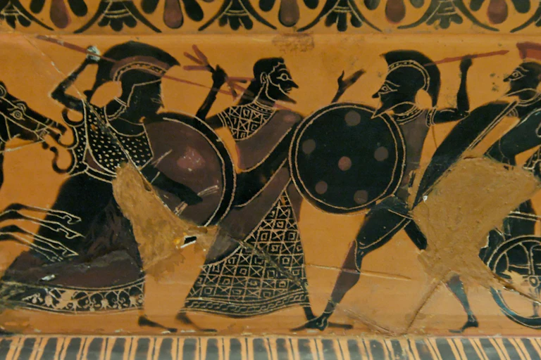 https://fr.wikipedia.org/wiki/Gr%C3%A8ce_antique#/media/Fichier:Herakles_Kyknos_BM_B364.jpg