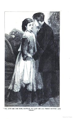 An illustration of a man and a woman in period dress.