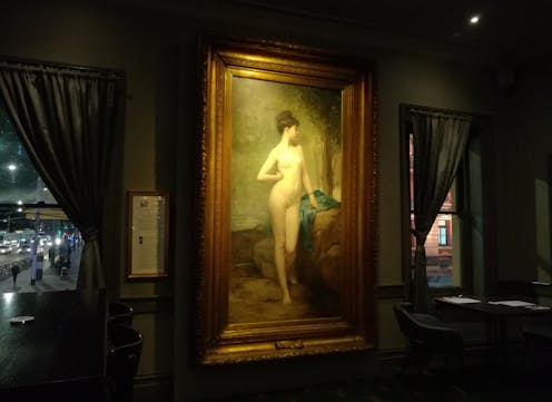 how a 19th-century French nude ended up in a Melbourne pub – and became an icon for Australian soldiers