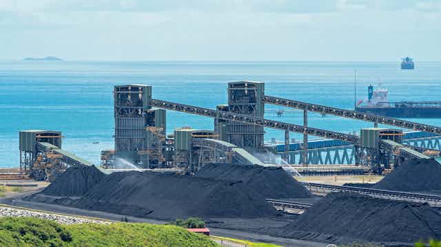 Coal exports in Mackay