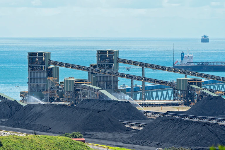 Coal exports in Mackay