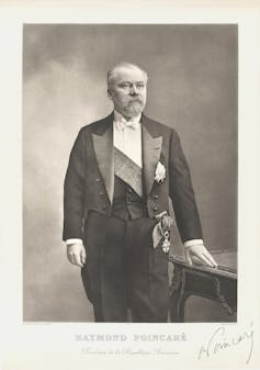 Portrait officiel du Président de la République française Raymond Poincaré