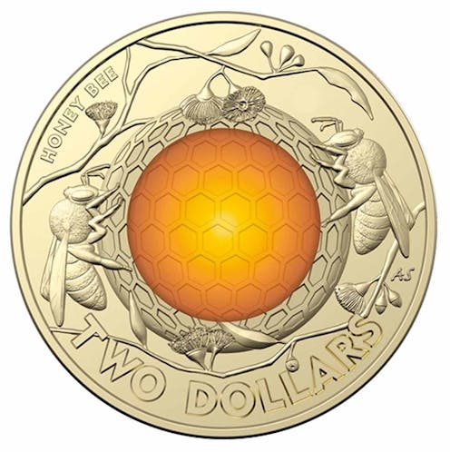 A new $2 coin features the introduced honeybee. Is this really the species we should celebrate?