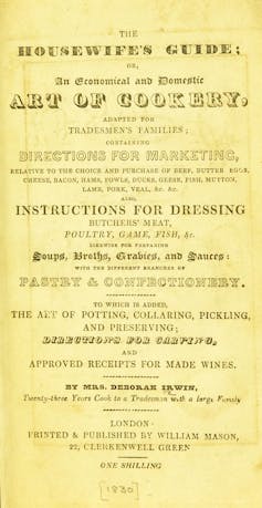 The housewife's guide' or' An economical and domestic art of cookery