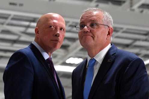 Morrison, Dutton go hard on national security - but will it have any effect on the election?