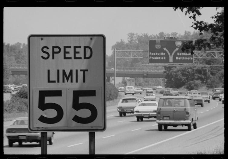 A sign reading