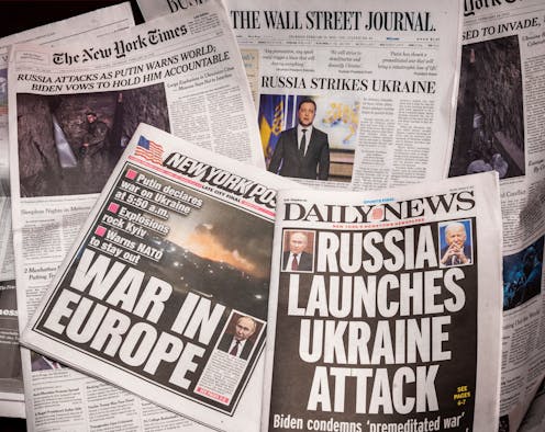 La atención mediática a la guerra de Ucrania varía según el país La atención mediática a la guerra de Ucrania varía según el país