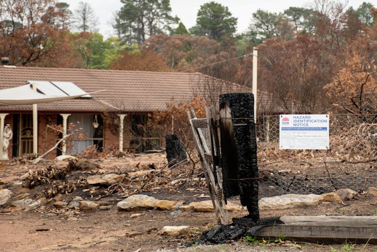 homes damaged by fire