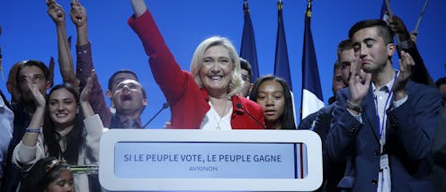How Marine Le Pen managed to gain ground with youth voters – and why her success isn't being replicated by the US right