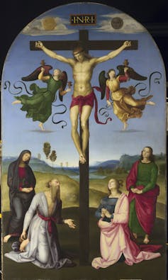 A painting by Raphael called The Mond Crucifixion.