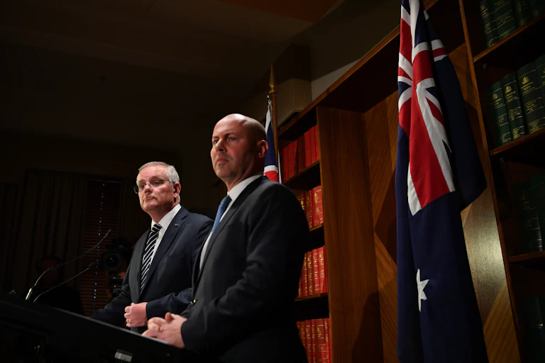 Scott Morrison and Josh Frydenbeerg