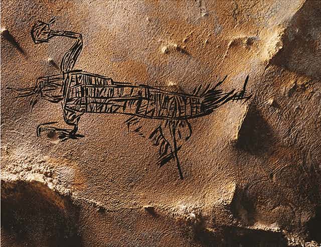 Cave art of human figure revealed in cave in Alabama
