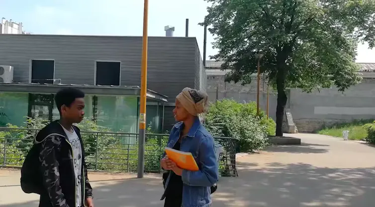 Capture d’écran du court-métrage « A l’ouest » issu du projet Pop-Part