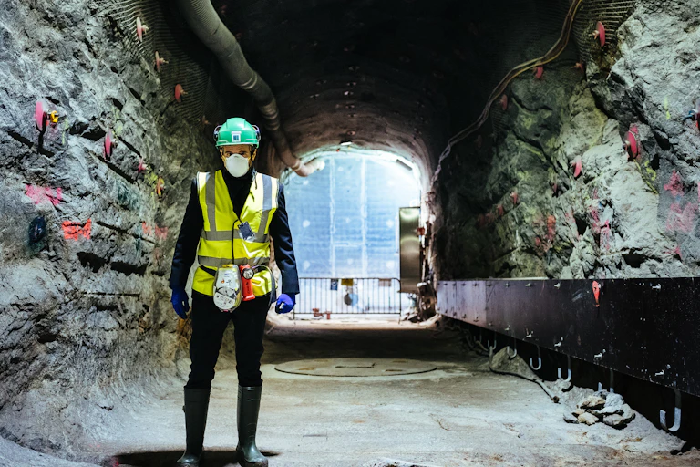 Rafael Mariano Grossi, IAEA Director General, tours Onkalo, the world’s first ever deep geological repository for spent fuel, during his official visit to Finland. 26 November 2020