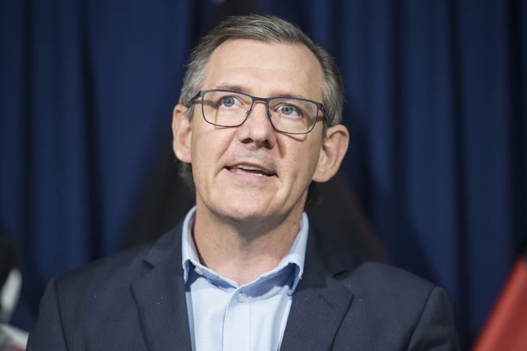 Northern Territory Chief Minister Michael Gunner at a press conference